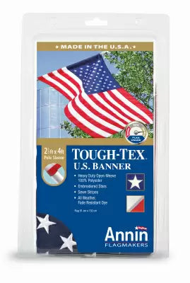 Annin Flagmakers Polyester Tough Tex Us Banner (2.5