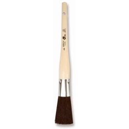 #4 Oval Sash Brush, China Bristle With Wood Handle