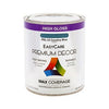 Premium Decor Country Blue Gloss Enamel Paint, Qt.