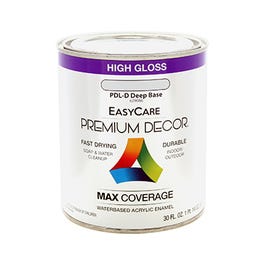 Premium Decor Deep Base Enamel Paint, Qt.