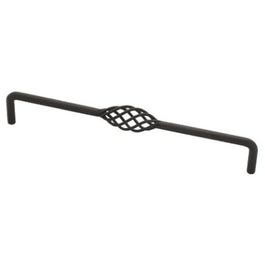Cabinet Pull, Birdcage Wire, Flat Black, 11-5/16-In.