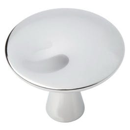 Cabinet Knob, Impression, Polished Chrome, 1.25-In.