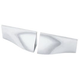 Cabinet Pull, Waterfall, Polished Chrome, 1.25-In.