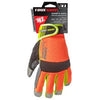 Safety Max Hi-Viz High-Performance Work Gloves, Touchscreen Compatible, Microsuede, XL