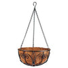 New Orleans Hanging Basket, Black Wrought Iron, 12-In.