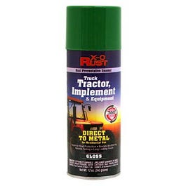 Rust-Preventative Enamel Spay Paint & Primer for Metal, Truck, Tractor, Implement & Equipment, John Deere Green, 12 oz.