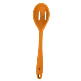 Spoon, Slotted, Flexible, Orange Silicone