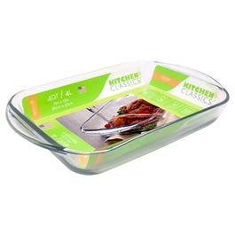 Loaf Baking Dish, Tempered Glass, 4-Qt.