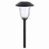 Solar LED Path Lights, Black Metal Finish, 4-Pk.