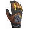 Elite Canvas Gloves, Synthetic Leather Palm, Men's XL
