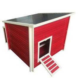 Ecoflex Fontana Chicken Barn, Red, Jumbo