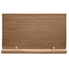 Roll Up Blind, Woodgrain PVC, 60 x 72-In.