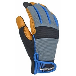 Hybrid Winter Gloves, Touchscreen, Pigskin, 40G Thinsulate, Men's Medium
