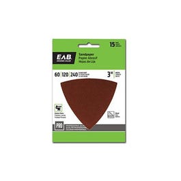 Oscillating Tool Sandpaper Set, 15-Pc.