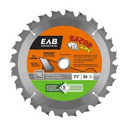 Circular Saw Blade, Razor Back, Demo, 6-1/2-In. x 24T