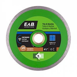 Diamond Saw Blade, Continuous Rim, 4-1/2-In.