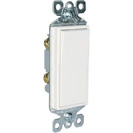 Single Pole Decorator Switch 15A 120/277W White