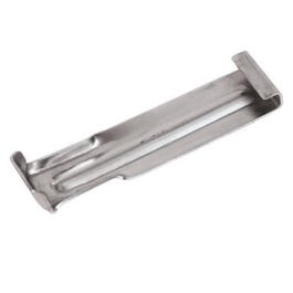 Fascia Strap Hanger, Mill Finish Aluminum, 5-In.