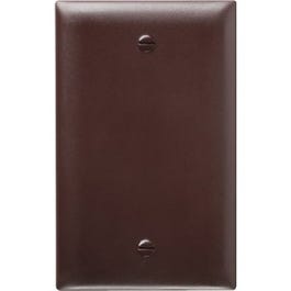 Wall Plate, Blank, Urea, Brown