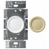 Rotary 600-Watt 3-Way Dimmer, White/Ivory