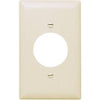 Wall Plate, Single Outlet, Almond Nylon