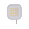 GE Specialty T4 LED Light Bulb Puck Light Replacement 50 Watt Replacement G8 Flat Pin Base