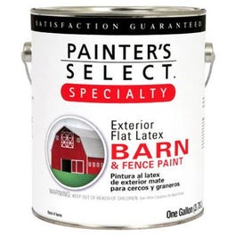 Speciality Barn & Fence Paint, Latex, Flat, Black, Gallon