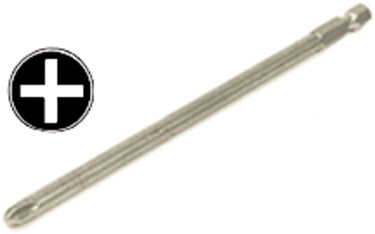 SCREWDRIVER POWER BIT #2 SQ 12  SKINNY PAC