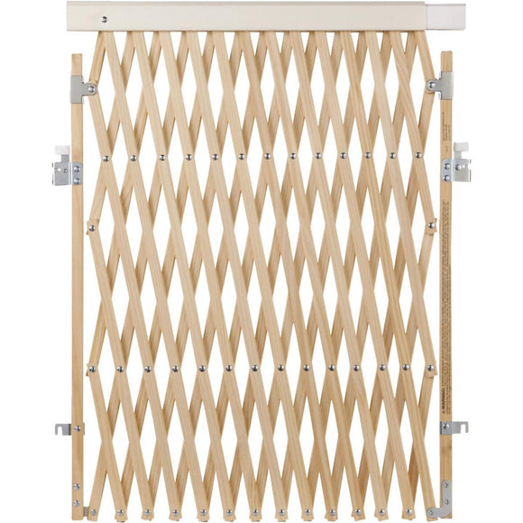 North States 60 In. Expandable Natural Wood Safety Gate