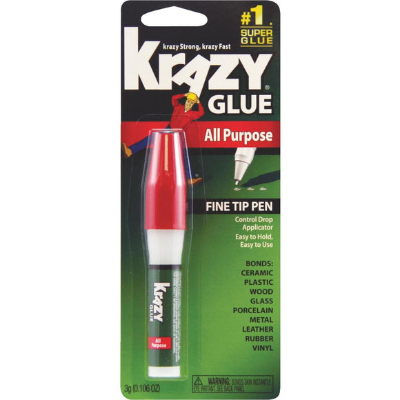 Krazy Glue 0.141 Oz. All-Purpose Pen with Squeeze Applicator