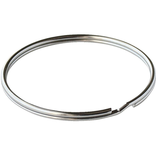 Lucky Line Tempered Steel Nickel-Plated 1 In. Key Ring (100-Pack)