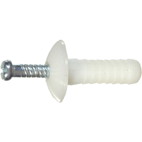Hillman 1/4 In. x 2 In. Nylon Truss Hammer Drive Anchor (100 Ct.)