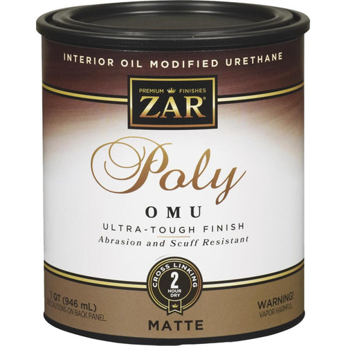 Zar 1 Qt. Interior Oil Modified Urethane Poly Matte Finish