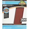 Gator 9 In. W. x 11 In. L. 800 Grit Crocus Cloth (25-pack)