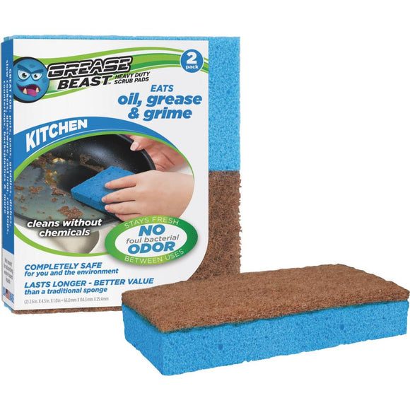 Grease Beast Kitchen Scrub Pad (2 Pack)