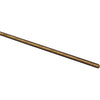 HILLMAN Steelworks #8 1 Ft. Solid Brass Threaded Rod