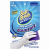 Premium Comfort Vinyl Gloves, Latex-Free, White With Flocked Cotton Lining, Medium, Pr.
