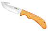 Accusharp 729C Gut Hook  3.75 Gut Hook Plain Stainless Steel/Orange Rubber Handle Fixed