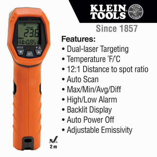Klein Dual Laser Infrared Thermometer