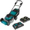 Makita 36V (18V X2) LXT® Brushless 21 Self‑Propelled Commercial Lawn Mower Kit with 4 Batteries (5.0Ah)
