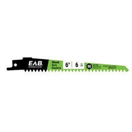 Reciprocating Saw Blade, Bi-Metal, 6-In. x 6TPI