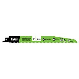 Reciprocating Saw Blade, Razor Back, Bi-Metal, 9-In. x 6 TPI