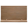 Roll Up Blind, Woodgrain PVC, 48 x 72-In.