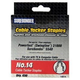Round Cable Tack, #14, 1/4-In.