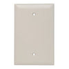 Wall Plate, 1-Gang, Light Almond, Jumbo