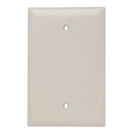 Wall Plate, 1-Gang, Light Almond, Jumbo