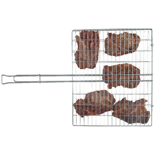 Rome Industries 9-1/2 In. W. x 12 In. L. x 2-1/2 In. D. Steel Broiler Basket