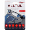 AllTul Mutlitool, Raptor Key, Stainless Steel, 6 Tools in 1