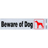 Hillman Adhesive Beware of Dog Sign