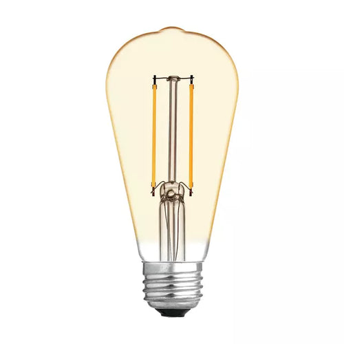 GE Vintage LED 60 Watt Replacement Candlelight ST19 Edison Bulbs